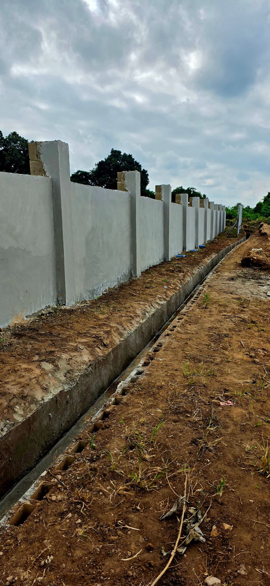 Perimeter and drainage infrastructure
