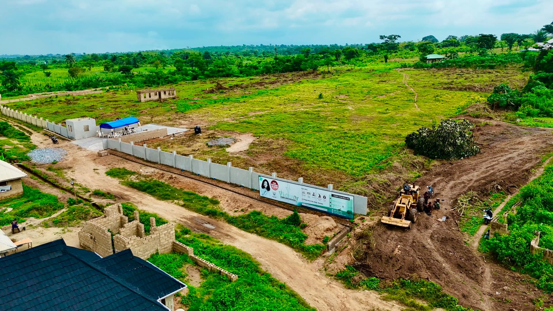 The wider Victory Park landscape