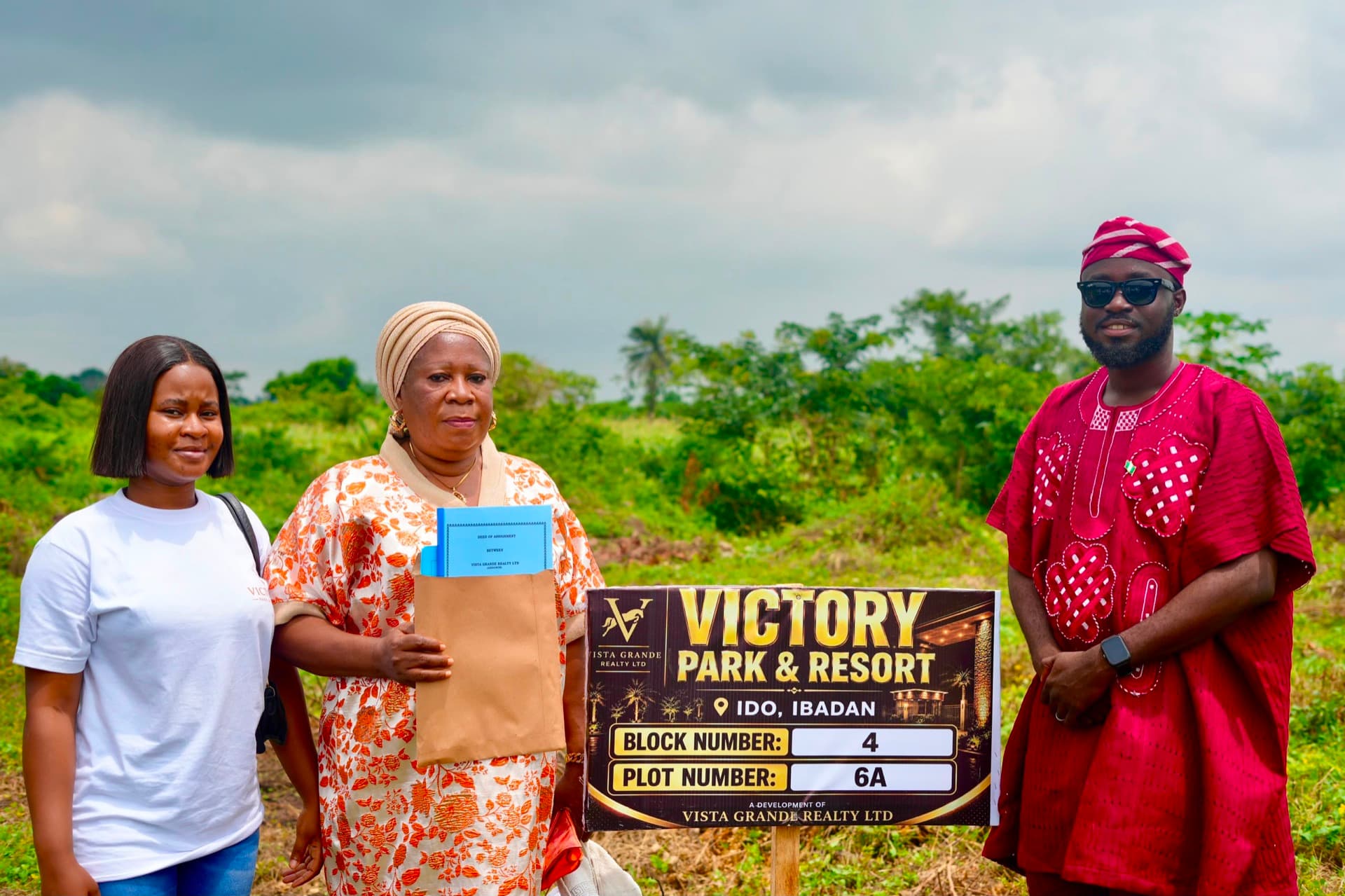 Documents handed over on site