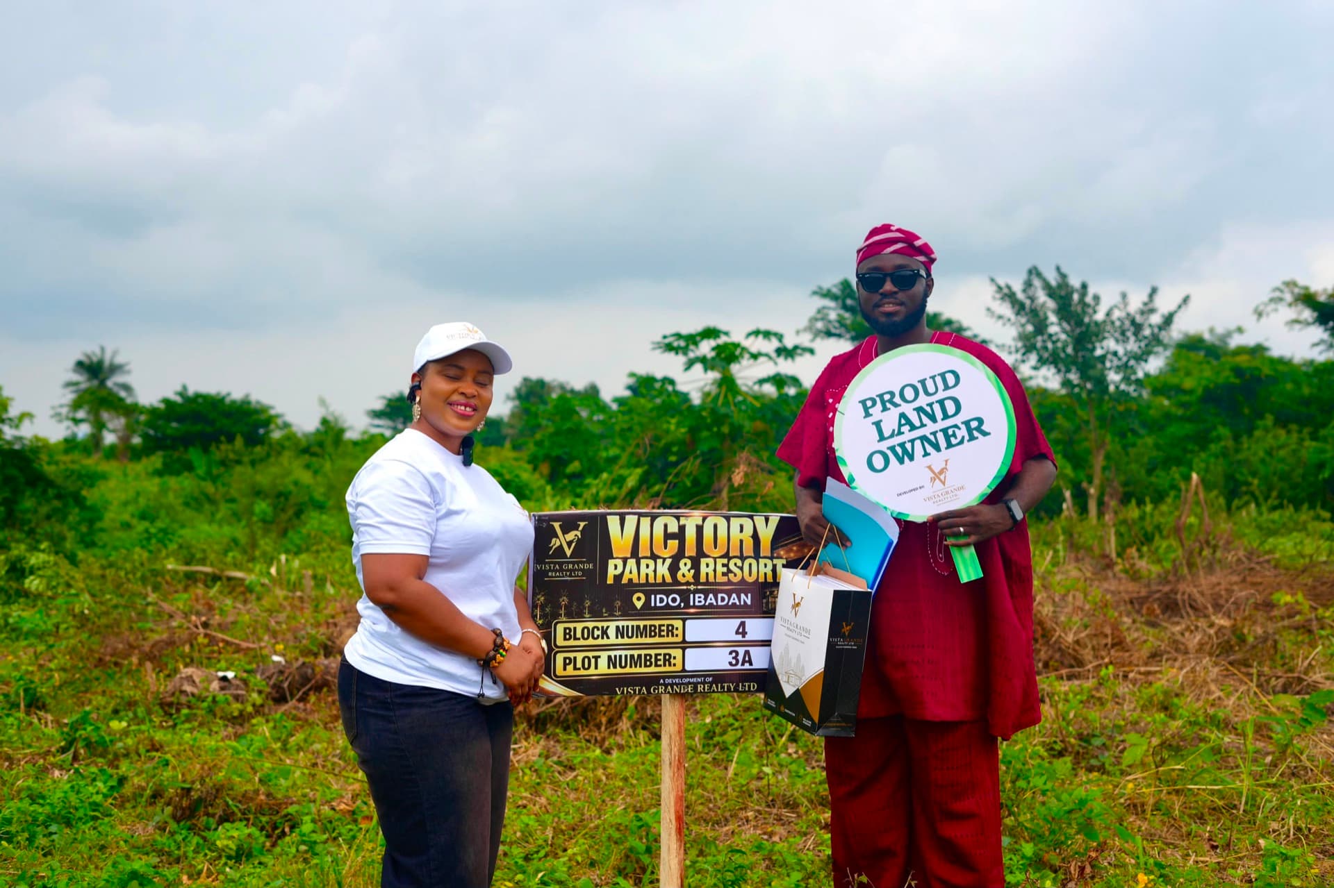 A proud Victory Park landowner